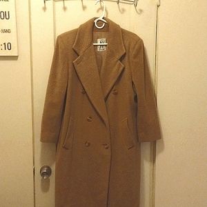 Jones NY Vintage Wool Camel Coat